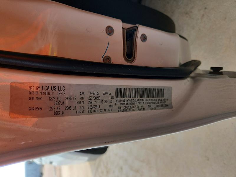 64593556 :رقم المزاد ، 1C4PJMCX6JD571739 vin ، 2018 Jeep Cherokee مزاد بيع
