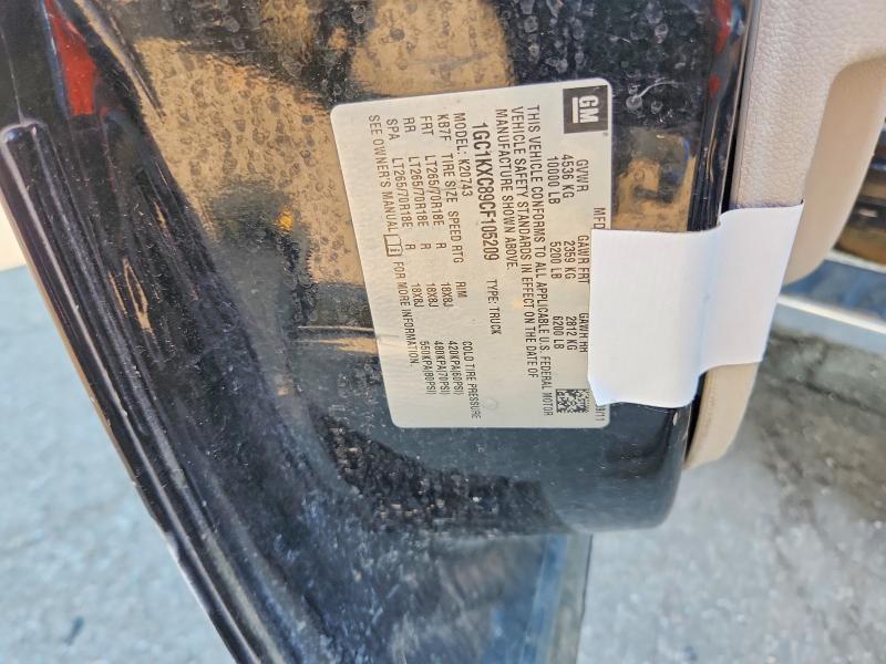 Продаж на аукціоні авто 2012 Chevrolet Silverado, vin: 1GC1KXC89CF105209, номер лоту: 64281976