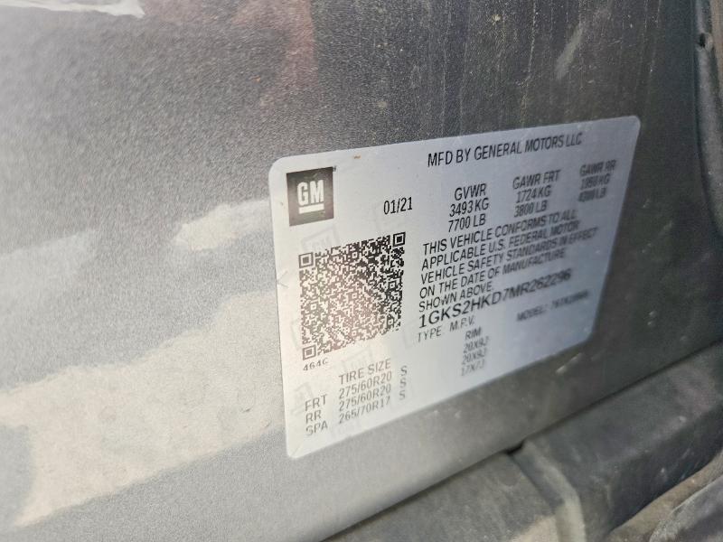 Продаж на аукціоні авто 2021 Gmc Yukon Xl, vin: 1GKS2HKD7MR262296, номер лоту: 65888876
