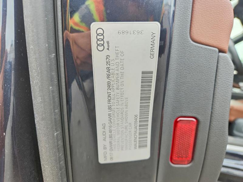 Aukcja sprzedaży 2018 Audi A5, vin: WAUENCF56JA039406, numer aukcji: 64379096