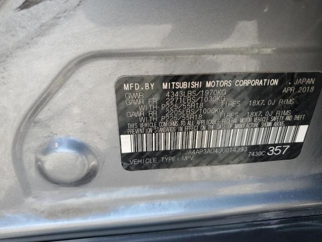 64686286 :رقم المزاد ، JA4AP3AU4JU014393 vin ، 2018 Mitsubishi Outlander Sport مزاد بيع