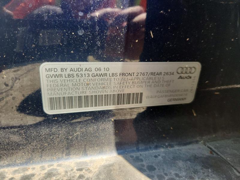 Aukcja sprzedaży 2011 Audi A6, vin: WAUFGAFB5BN009414, numer aukcji: 64572656