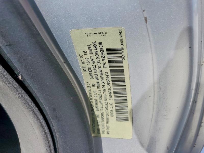 Продажа на аукционе авто 2008 Volkswagen New Beetle, vin: 3VWPW31C38M501431, номер лота: 64637056