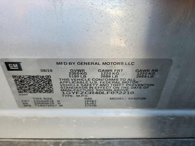 Aukcja sprzedaży 2020 Cadillac Xt4, vin: 1GYFZCR40LF032210, numer aukcji: 64716436