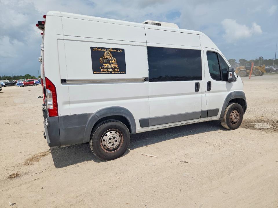 65266096 :رقم المزاد ، 3C6TRVCG4FE503093 vin ، 2015 Ram Promaster 2500 مزاد بيع