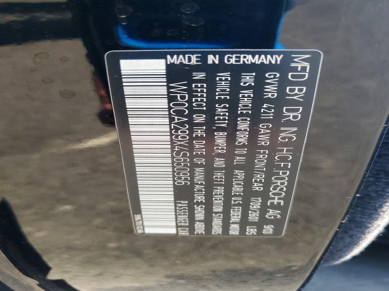 Продажа на аукционе авто 2004 Porsche 911, vin: WP0CA299X4S650956, номер лота: 64863676