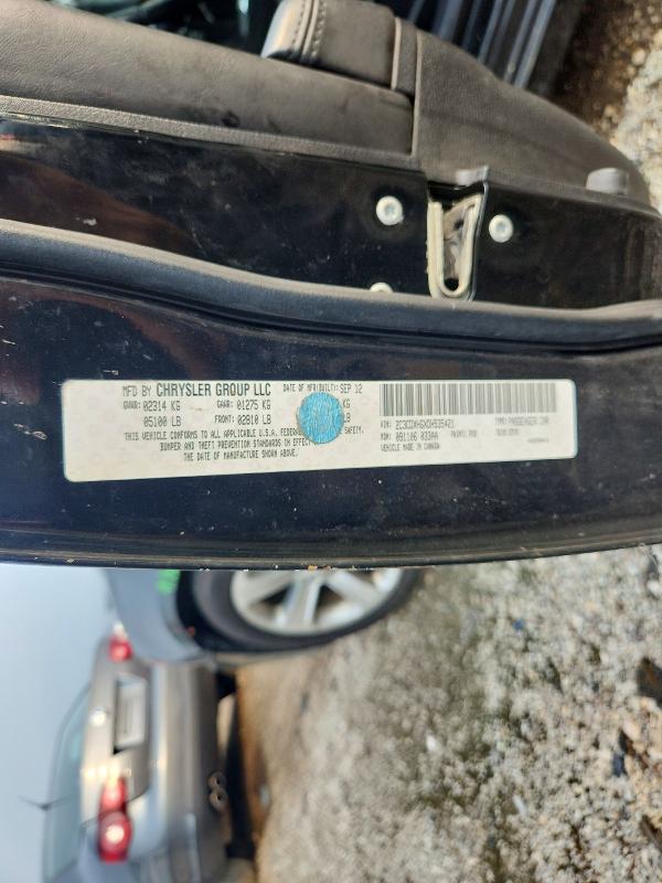 64497226 :رقم المزاد ، 2C3CDXHGXDH535421 vin ، 2013 Dodge Charger مزاد بيع