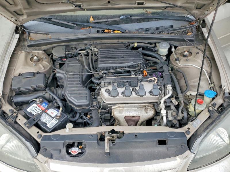 2001 Honda Civic მანქანა იყიდება აუქციონზე, vin: 2HGES16551H554206, აუქციონის ნომერი: 66250986