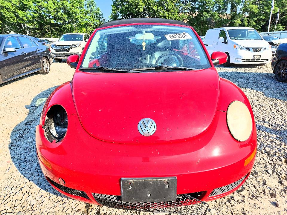 2007 Volkswagen New Beetle მანქანა იყიდება აუქციონზე, vin: 3VWRF31Y27M422156, აუქციონის ნომერი: 64836236