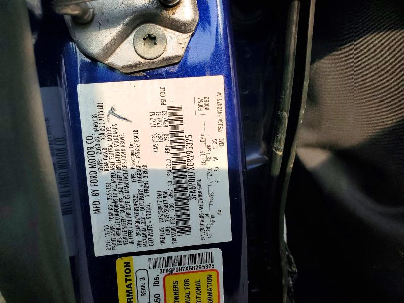 Продажа на аукционе авто 2016 Ford Fusion, vin: 3FA6P0H7XGR295325, номер лота: 64233716