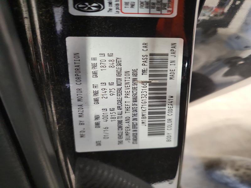 Aukcja sprzedaży 2016 Mazda 3, vin: JM1BM1K71G1323166, numer aukcji: 63472216
