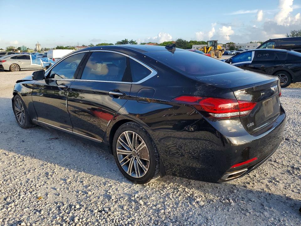 2018 Genesis G80 მანქანა იყიდება აუქციონზე, vin: KMHGN4JE4JU257122, აუქციონის ნომერი: 64537646