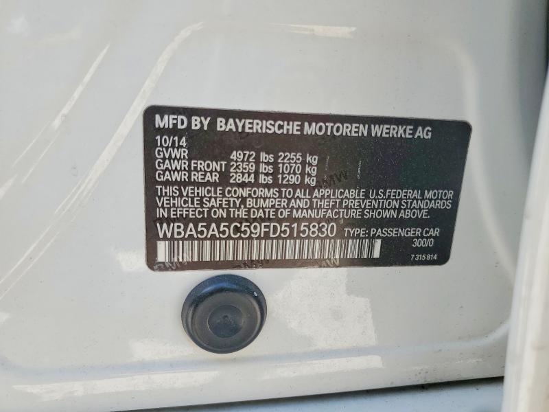 Aukcja sprzedaży 2015 Bmw 528, vin: WBA5A5C59FD515830, numer aukcji: 63905746