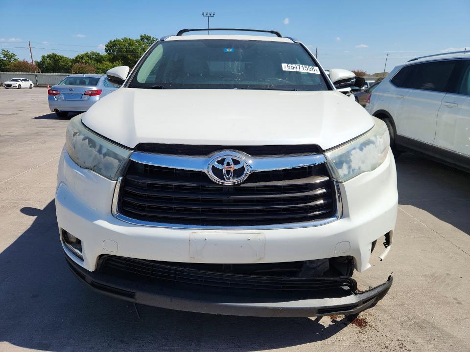 65471556 :رقم المزاد ، 5TDYKRFH6FS065746 vin ، 2015 Toyota Highlander مزاد بيع