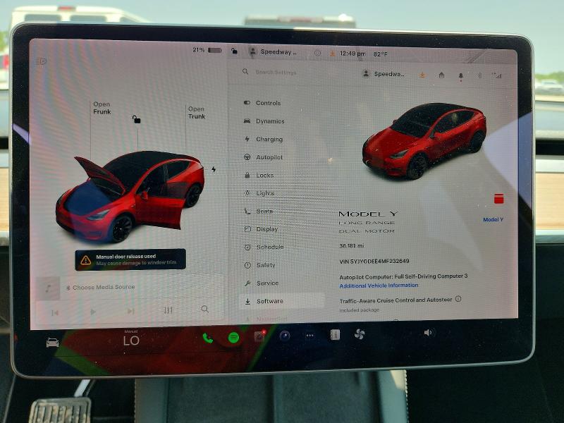 Продаж на аукціоні авто 2021 Tesla Model Y, vin: 5YJYGDEE4MF232649, номер лоту: 64074586