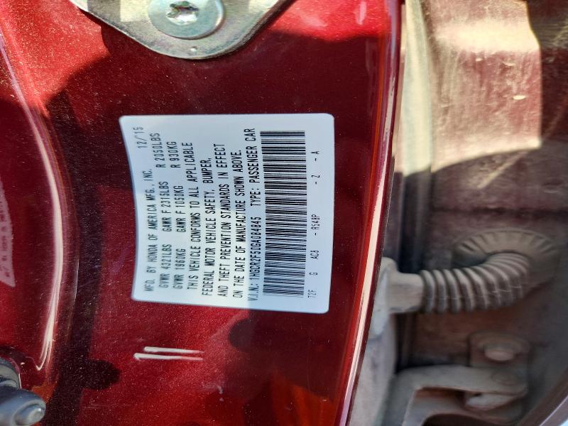 Продажа на аукционе авто 2016 Honda Accord, vin: 1HGCR2F50GA084845, номер лота: 65025526