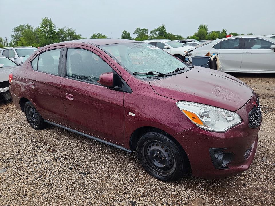 Auction sale of the 2020 Mitsubishi Mirage, vin: ML32F3FJ4LHF01042, lot number: 64568846