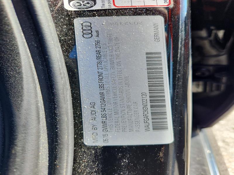 Aukcja sprzedaży 2016 Audi A6, vin: WAUFGAFC9GN022120, numer aukcji: 66134946