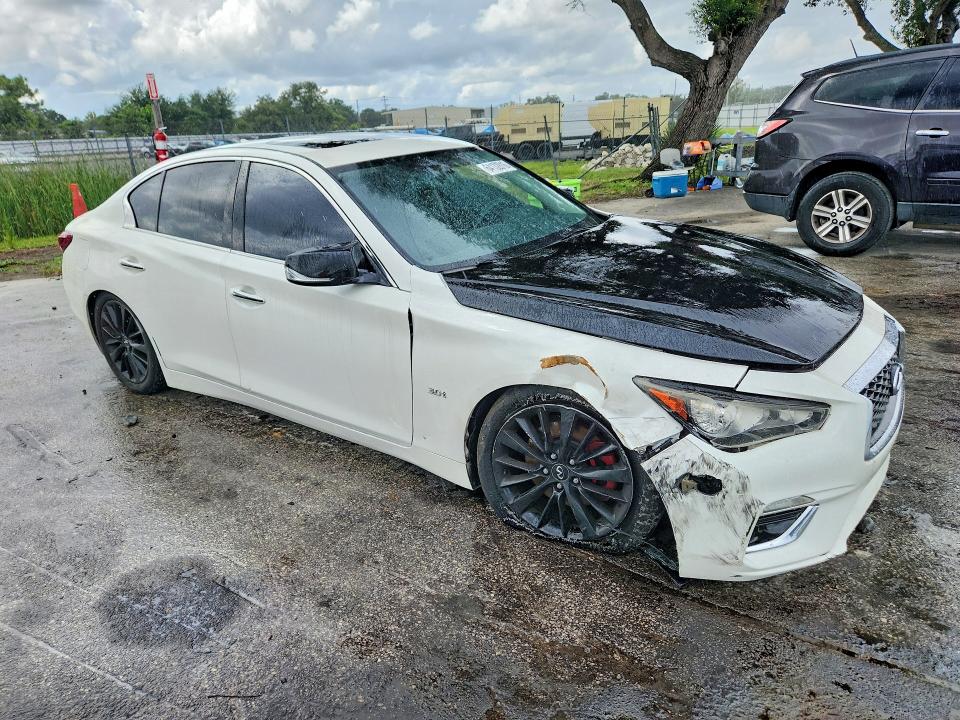 2018 Infiniti Q50 მანქანა იყიდება აუქციონზე, vin: JN1EV7AP0JM591004, აუქციონის ნომერი: 64132816