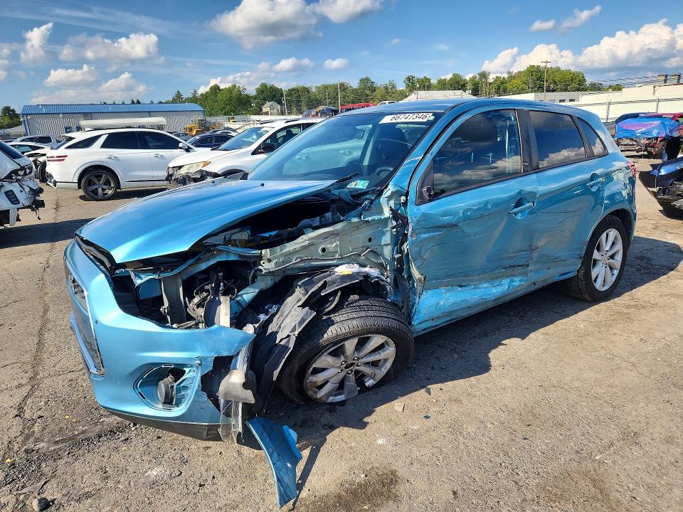 2013 Mitsubishi Outlander Sport მანქანა იყიდება აუქციონზე, vin: 4A4AP3AU0DE016073, აუქციონის ნომერი: 66747346