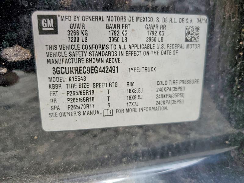 Продажа на аукционе авто 2014 Chevrolet Silverado, vin: 3GCUKREC9EG442491, номер лота: 66118336
