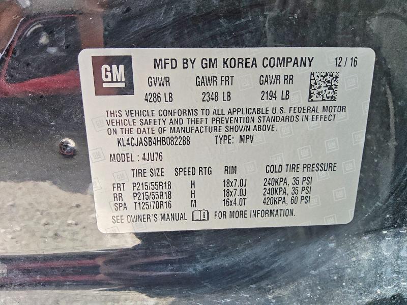 Продаж на аукціоні авто 2017 Buick Encore, vin: KL4CJASB4HB082288, номер лоту: 64746516