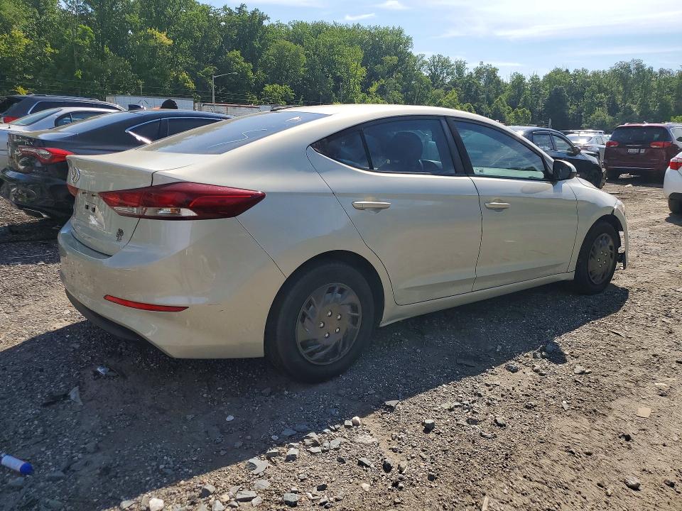 2017 Hyundai Elantra მანქანა იყიდება აუქციონზე, vin: KMHD74LF2HU314446, აუქციონის ნომერი: 63037546