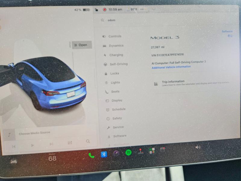 Продаж на аукціоні авто 2023 Tesla Model 3, vin: 5YJ3E1EA7PF574516, номер лоту: 64746816