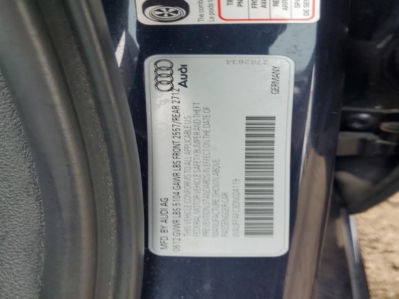 Продажа на аукционе авто 2013 Audi A6, vin: WAUFFAFC3DN024119, номер лота: 64677776