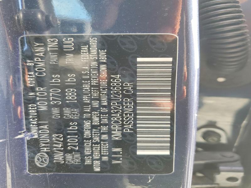 Продажа на аукционе авто 2023 Hyundai Venue, vin: KMHRC8A32PU236864, номер лота: 66089756