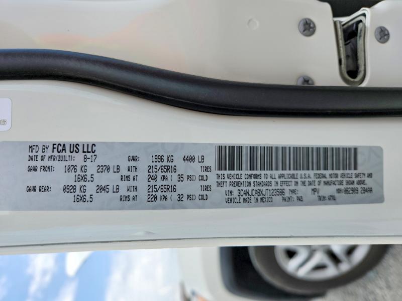 Продажа на аукционе авто 2018 Jeep Compass, vin: 3C4NJCABXJT123586, номер лота: 64059266