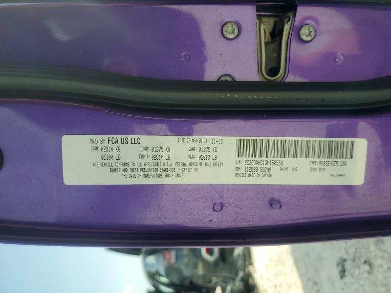Aukcja sprzedaży 2016 Dodge Charger, vin: 2C3CDXHG1GH150558, numer aukcji: 64047746