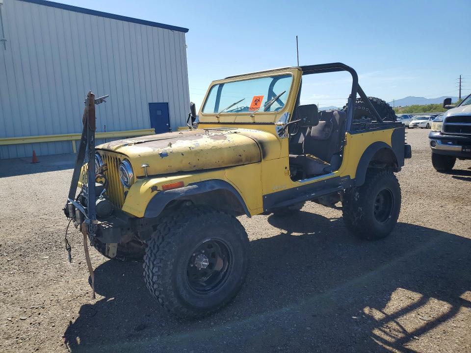65295446 :رقم المزاد ، J0M93AB035650 vin ، 1980 Jeep Cj7 مزاد بيع