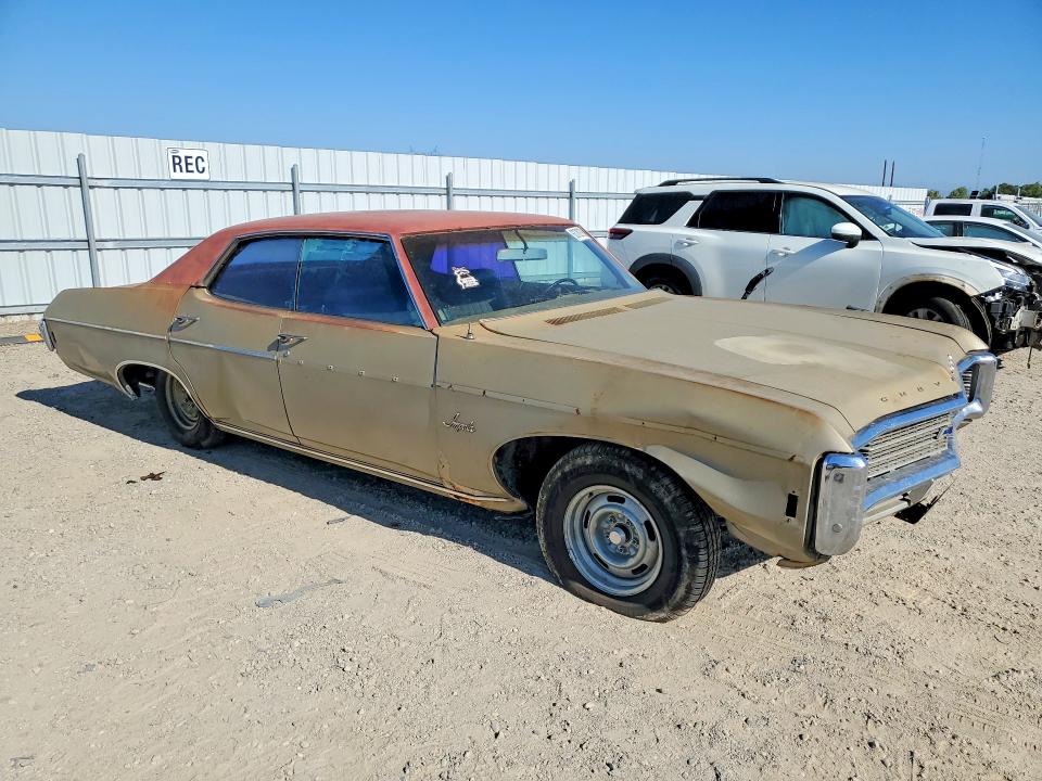 1969 Chevy Impala მანქანა იყიდება აუქციონზე, vin: 164399L013334, აუქციონის ნომერი: 63782796