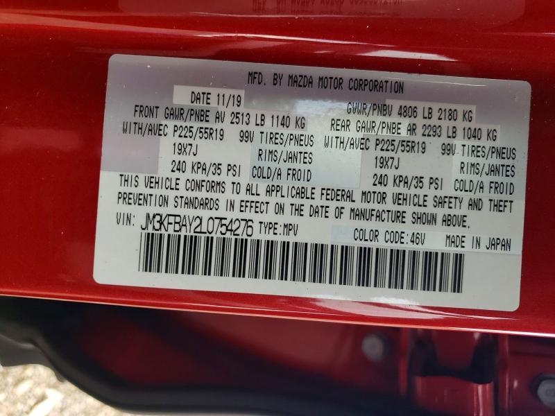 Aukcja sprzedaży 2020 Mazda Cx-5, vin: JM3KFBAY2L0754276, numer aukcji: 64298816