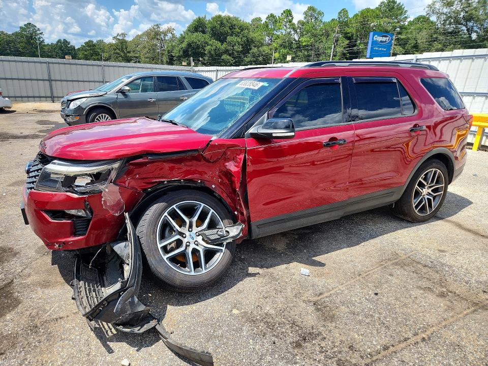 2018 Ford Explorer მანქანა იყიდება აუქციონზე, vin: 1FM5K8GT4JGC63109, აუქციონის ნომერი: 65828546