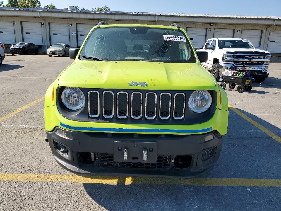 66580376 :رقم المزاد ، ZACCJBAB5JPJ15983 vin ، 2018 Jeep Renegade مزاد بيع