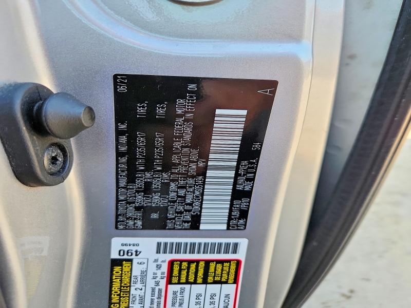 Продажа на аукционе авто 2021 Toyota Sienna, vin: 5TDKRKEC7MS051494, номер лота: 64283176