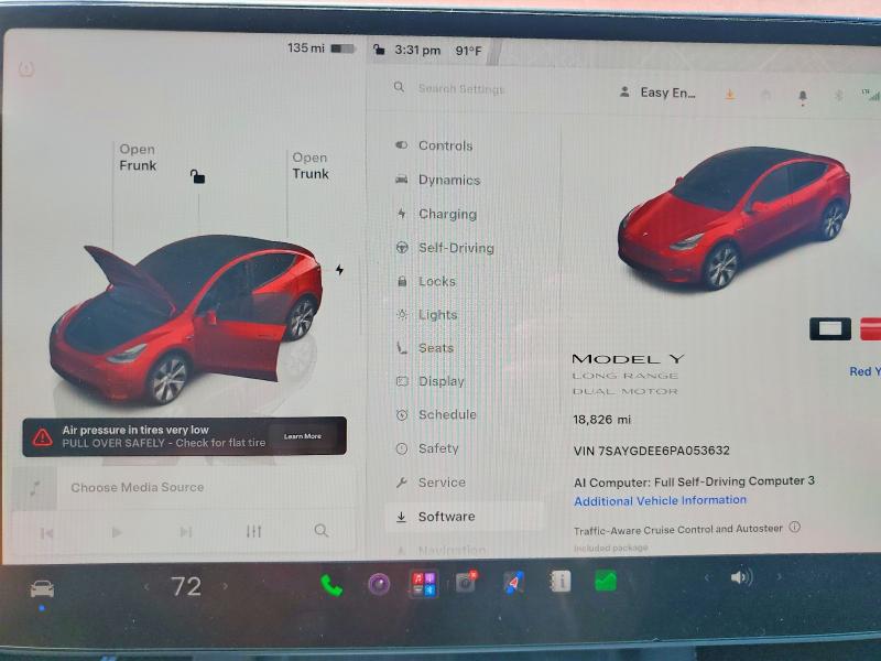 65459526 :رقم المزاد ، 7SAYGDEE6PA053632 vin ، 2023 Tesla Model Y مزاد بيع