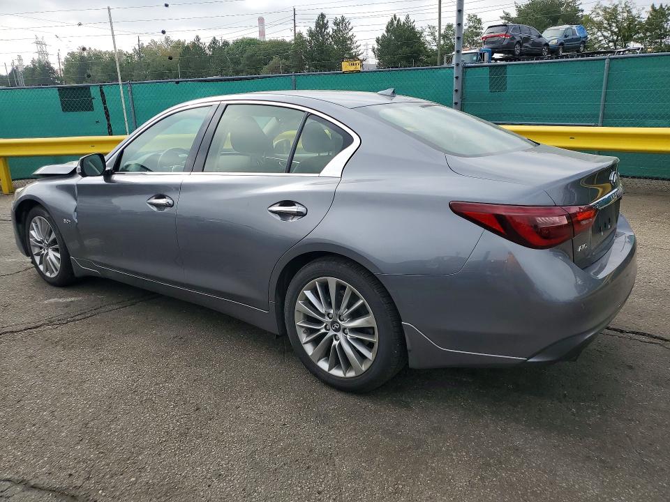 2018 Infiniti Q50 მანქანა იყიდება აუქციონზე, vin: JN1EV7AR1JM438410, აუქციონის ნომერი: 63252366