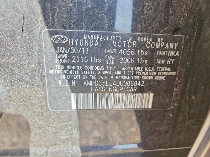 66527486 :رقم المزاد ، KMHD35LE4DU086842 vin ، 2013 Hyundai Elantra Gt مزاد بيع
