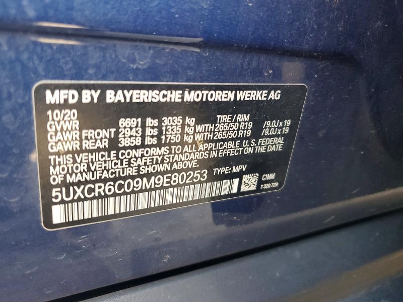 Aukcja sprzedaży 2021 Bmw X5, vin: 5UXCR6C09M9E80253, numer aukcji: 66378826