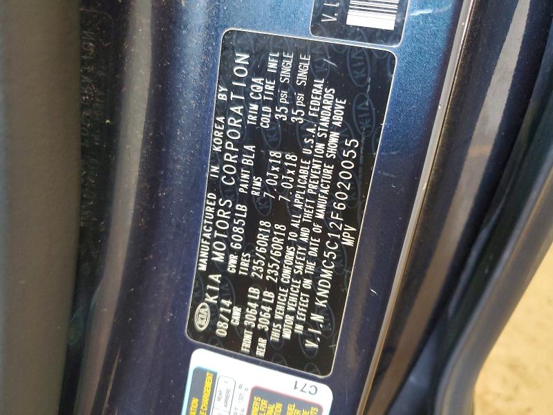 Aukcja sprzedaży 2015 Kia Sedona, vin: KNDMC5C12F6020055, numer aukcji: 64057656
