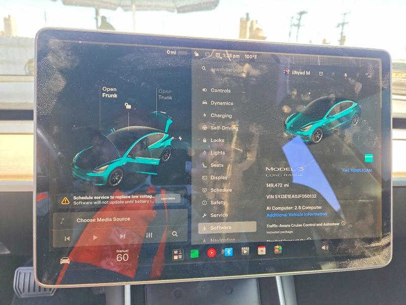 65583836 :رقم المزاد ، 5YJ3E1EA0JF050132 vin ، 2018 Tesla Model 3 مزاد بيع