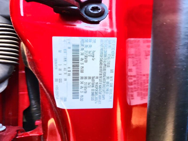 2014 Ford Focus მანქანა იყიდება აუქციონზე, vin: 1FADP3F28EL355274, აუქციონის ნომერი: 63544546
