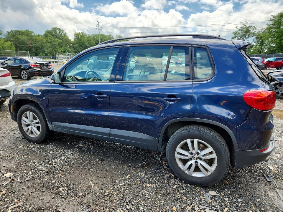 63842126 :رقم المزاد ، WVGAV7AX4GW616281 vin ، 2016 Volkswagen Tiguan مزاد بيع