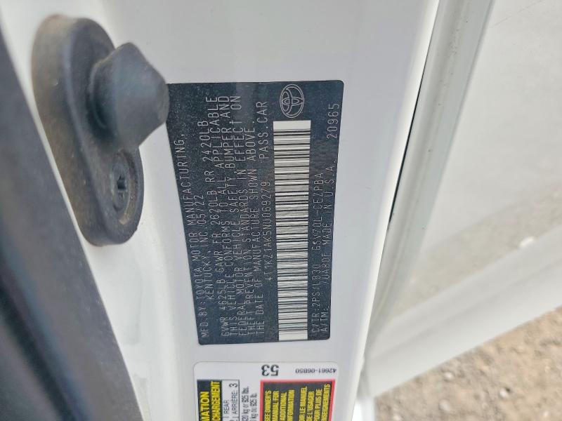 Aukcja sprzedaży 2022 Toyota Camry, vin: 4T1KZ1AK5NU069279, numer aukcji: 65384466