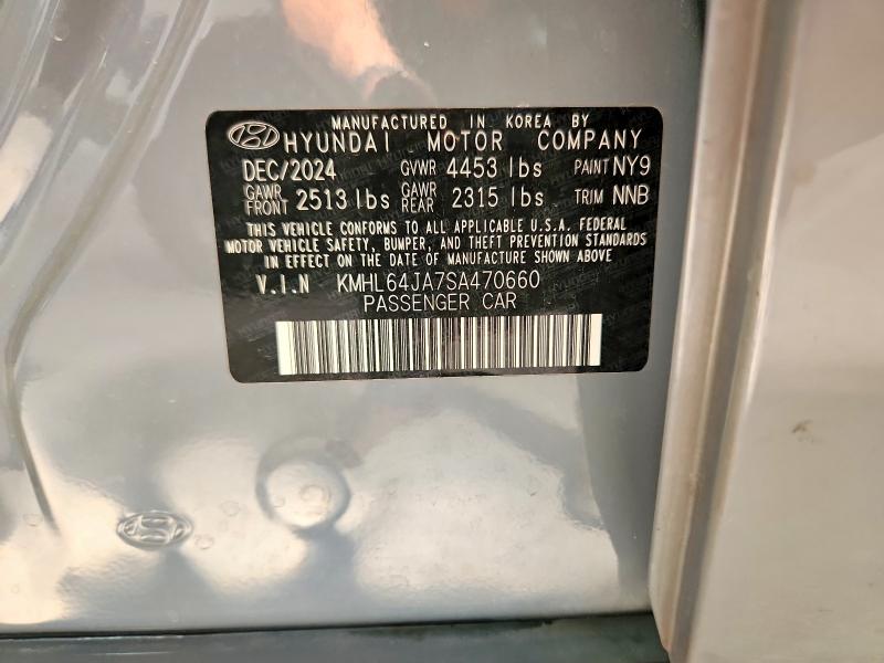 Продаж на аукціоні авто 2025 Hyundai Sonata, vin: KMHL64JA7SA470660, номер лоту: 64820626