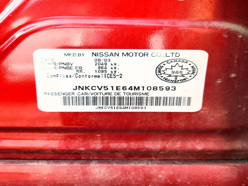 Продаж на аукціоні авто 2004 Infiniti G35, vin: JNKCV51E64M108593, номер лоту: 65026856