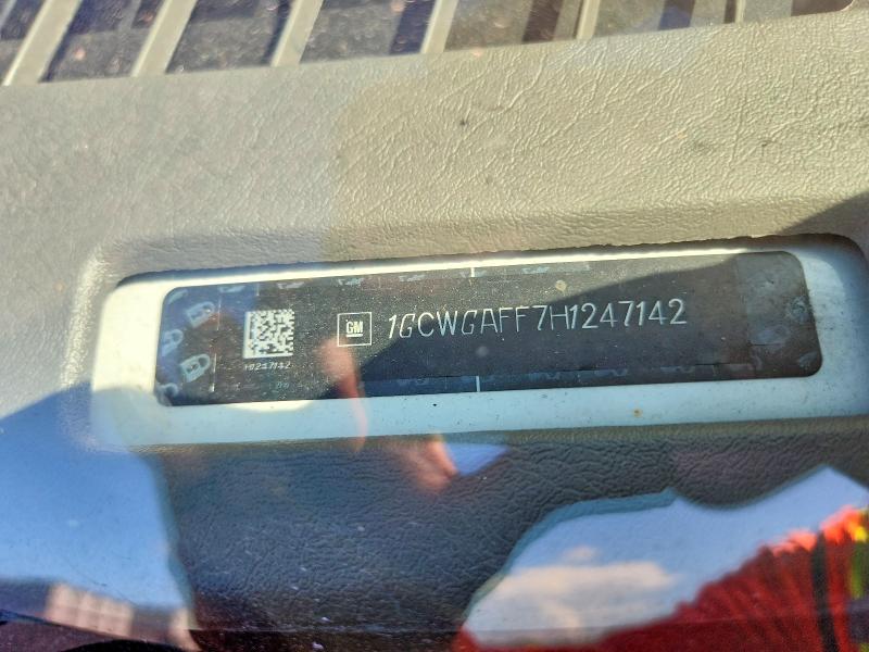 Aukcja sprzedaży 2017 Chevrolet Express G2500, vin: 1GCWGAFF7H1247142, numer aukcji: 64836996